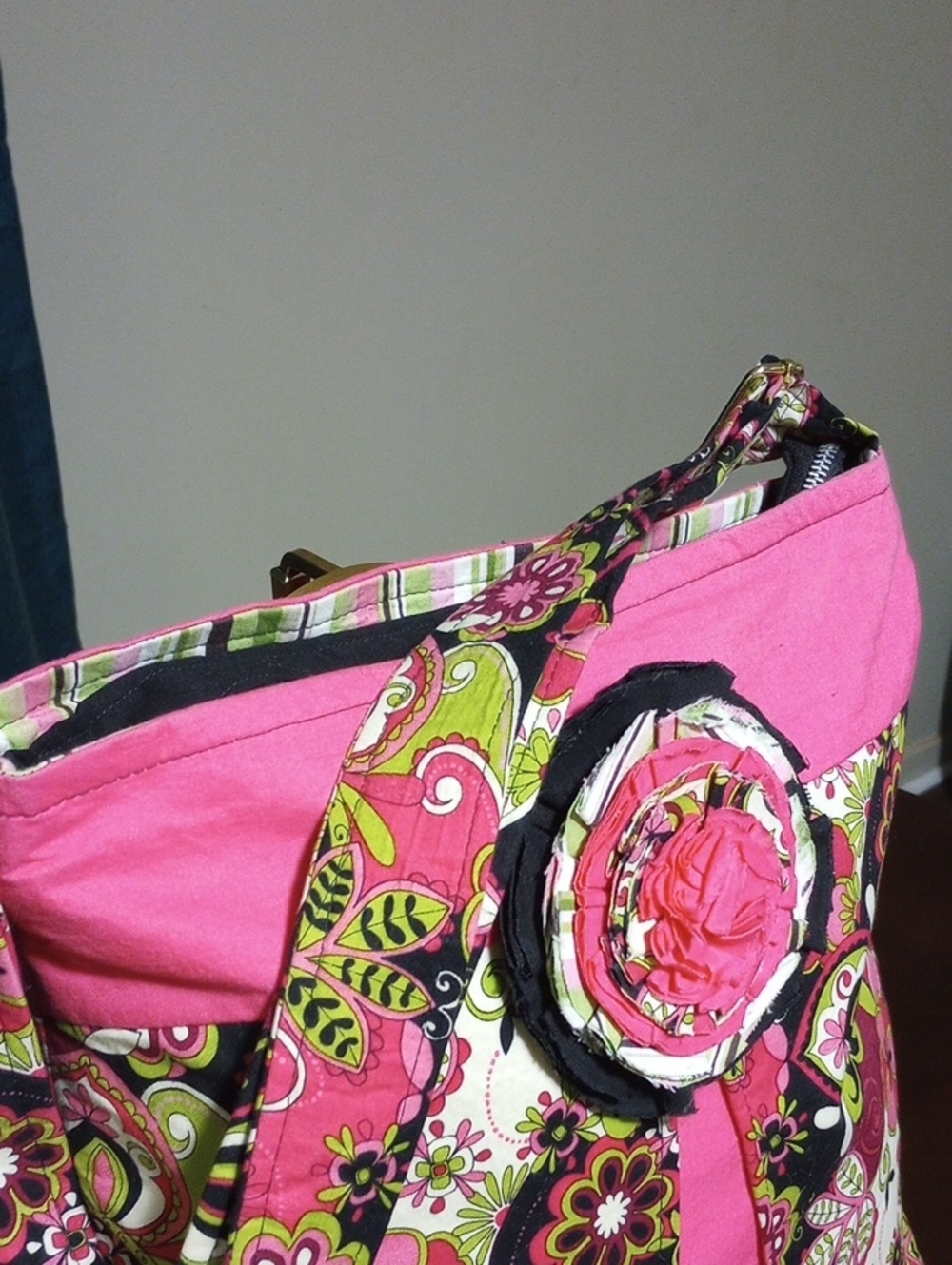 🧨New Floral Messenger Bag Pink Multi - Picture 4 of 16